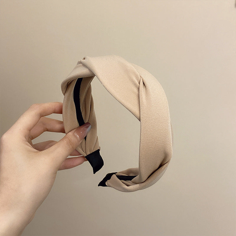 Wholesale French retro elegant high top twist headband